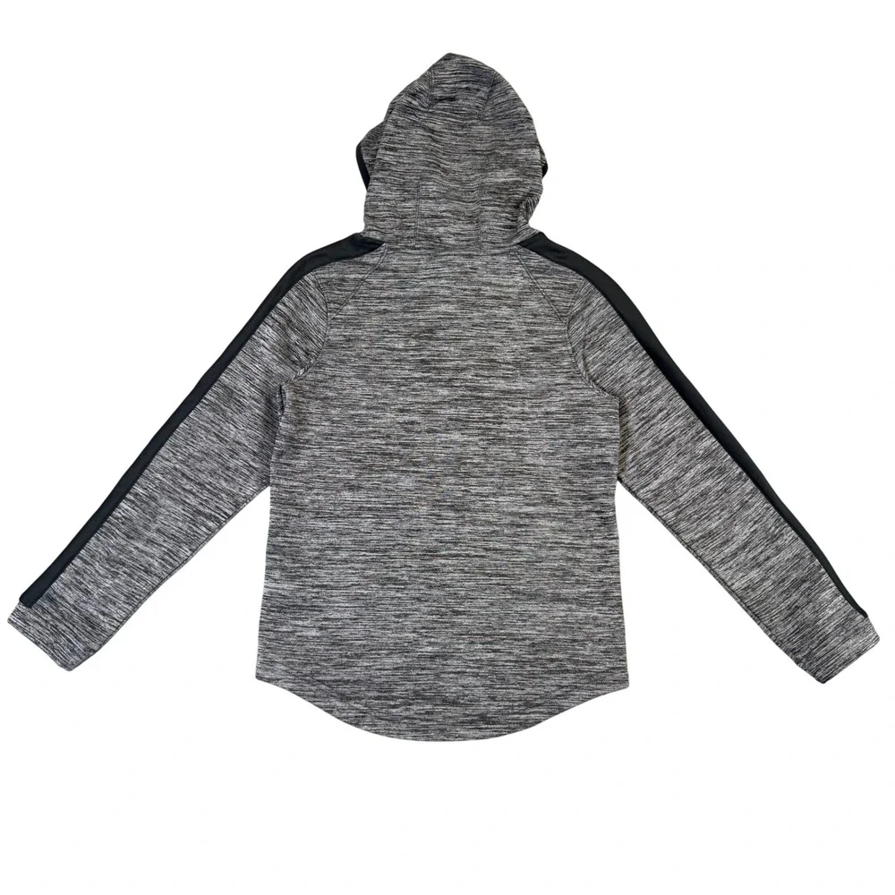 NWT Nike Boys Therma Dri-FIT Basketball Hoodie Grey Space Dye Full Zip 93955 M
